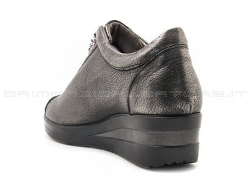 Melluso walk stringate antracite donna grigio