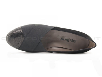 Melluso scarpe zeppa donna nero
