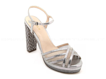 Menbur sandali eleganti argento donna argento