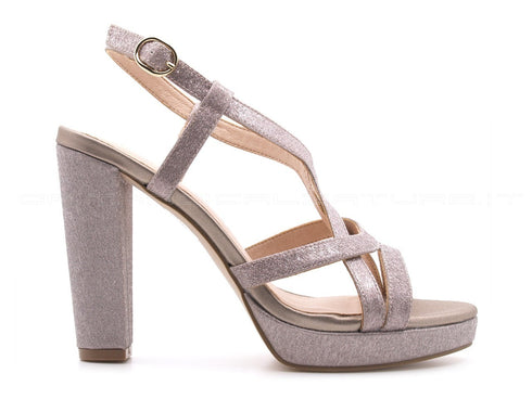 Menbur sandali eleganti a tacco alto donna rosa