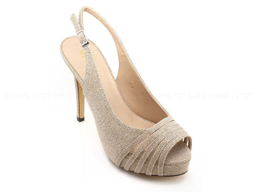 Menbur sandalo elegante con glitter oro donna oro
