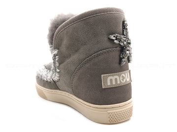 Mou sneakers mini eskimo con stelle donna grigio