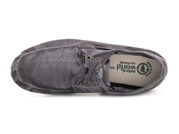 Natural world eco sneakers nere uomo nero