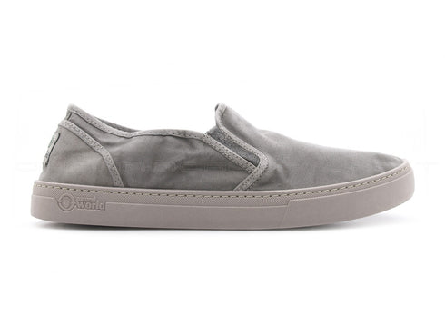 Natural world eco slip-on estiva uomo grigio