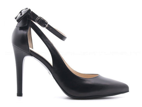 Nero giardini scarpe eleganti cinturino donna nero