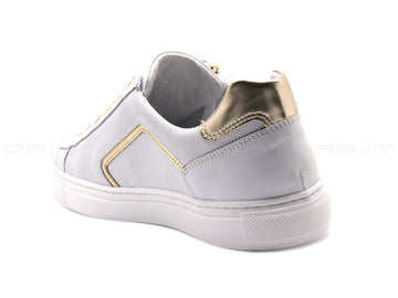 Nero giardini stringate con zip donna bianco