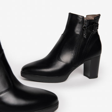 Nero Giardini classic women's leather ankle boots