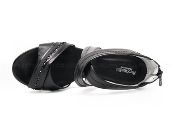 Nero giardini sandali plateau donna nero