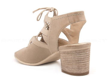 Nero giardini sandalo con stringa donna beige