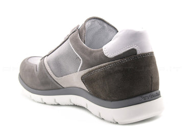 Nerogiardini sneakers uomo con zip uomo grigio