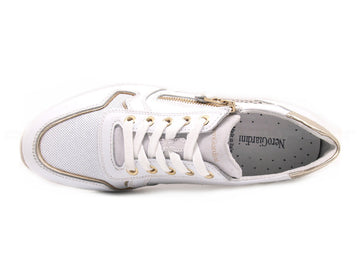 Nero giardini sneakers con zip esterna donna bianco