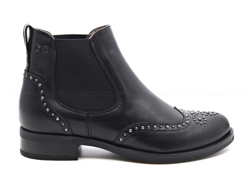 Nero giardini stivaletti con elastici donna nero