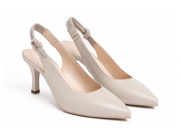 NeroGiardini Pumps Slingback Summer Ceremony in Leather