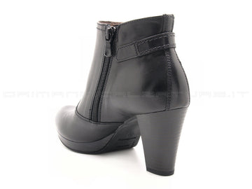 Nero giardini tronchetti con zip donna nero