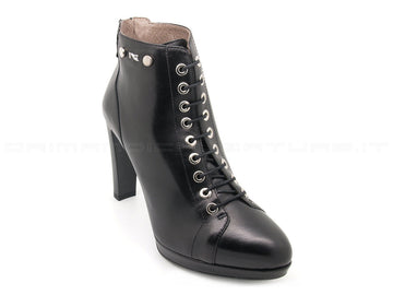 Nero giardini glamour tronchetti stringati donna nero