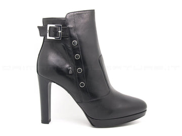 Nero giardini glamour tronchetti con zip donna nero