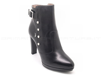 Nero giardini glamour tronchetti con zip donna nero