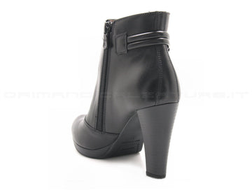 Nero giardini tronchetto con zip donna nero