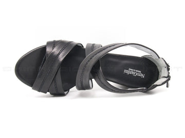 Nero giardini sandali zip donna nero