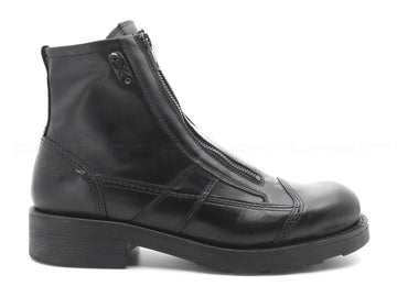 Oxs stivaletti 2 zip invernali uomo nero