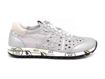 Premiata lucy estiva traforata donna argento