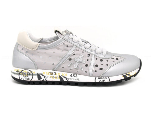 Premiata lucy estiva traforata donna argento