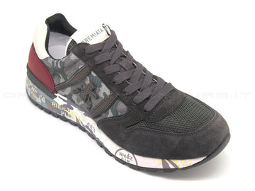 Premiata uomo sneakers lander mimetica uomo grigio