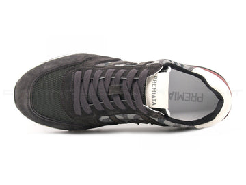 Premiata uomo sneakers lander mimetica uomo grigio