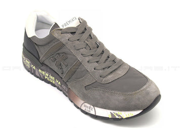 Premiata uomo sneakers lander grigia uomo grigio
