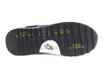 Premiata lucy pelle velluto donna nero