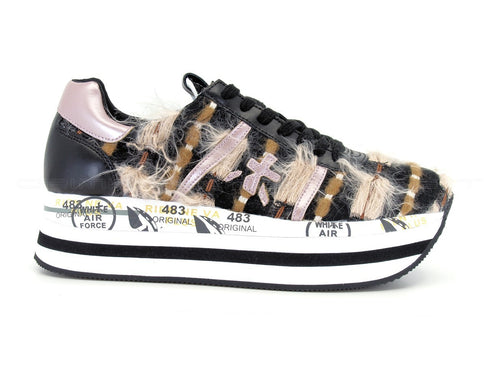 Premiata beth sneakers donna nero