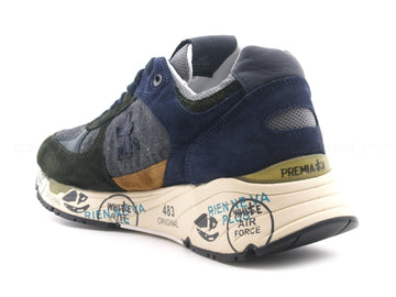 Premiata uomo scarpe sportive mase uomo verde