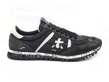 Premiata uomo sean sneakers vintage estiva uomo nero