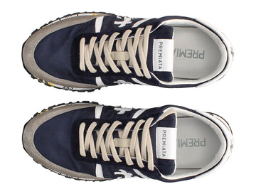 Premiata man Sean suede and nylon sneakers