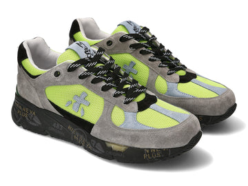 Premiata Mase men's suede fabric sneakers