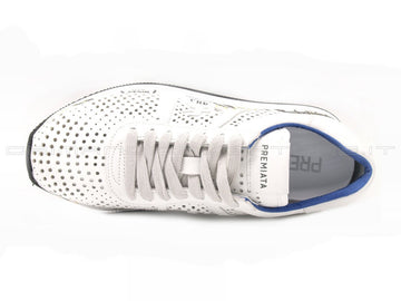 Premiata conny microforata bianco donna bianco