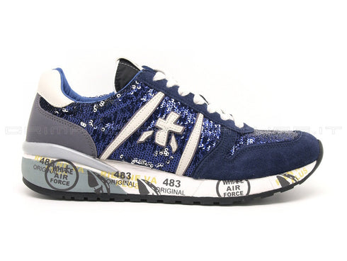 Premiata diane paillettes blu donna blu