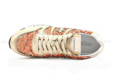 Premiata diane paillettes arancio donna arancione