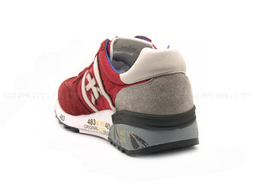 Premiata uomo sneakers lander rosso uomo rosso
