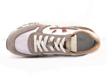 Premiata uomo sneakers mick tortora cuoio uomo tortora