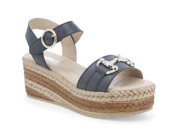 Melluso Comfortable Sandals with Horsebit Leather upper