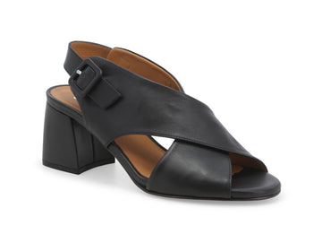 Melluso sandal crossed upper in leather
