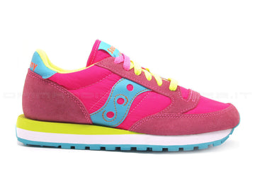 Saucony jazz originals rosa giallo donna rosa