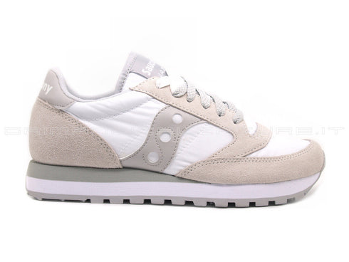 Saucony jazz originals bianco grigio donna bianco