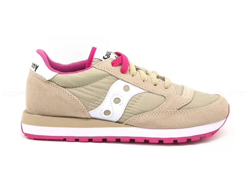 Saucony jazz originals beige bianco donna beige
