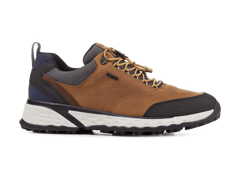 Geox scarpe Sterrato Amphibiox impermeabili pelle marrone U26F0A