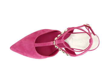 CafèNoir Slingback Ceremony Leather Suede Upper
