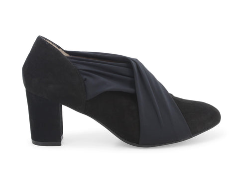 Melluso scarpe invernali eleganti in camoscio nero X5209B-218587