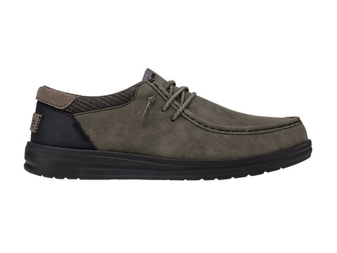 Hey Dude scarpa invernale Paul pelle riciclata verde dusty olive