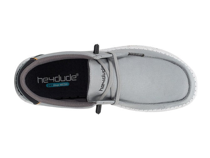 Scarpe Hey Dude Wally Coastline - Mocassini Slip-On In Tela, Beige, Taglia EU 44 - Comodissime Per Estate E Viaggi